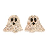 Wholesale rhinestone Ghost Post Drop Earrings L