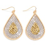 Wholesale seed Beaded Teardrop Drop L