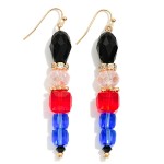 Wholesale faceted Bead Nutcracker Drop Earrings L