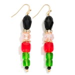 Wholesale faceted Bead Nutcracker Drop Earrings L