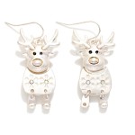 Wholesale metal Reindeer Drop Earrings L