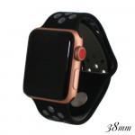 Wholesale black grey breathable silicone watch band smart watches Fits mm smart