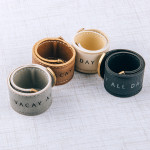 Wholesale faux leather wrap snap bracelet Vacay all Day inspired message Fits up