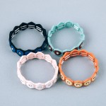 Wholesale two rhinestone color stretch bracelet diameter unstretched Fits up wri