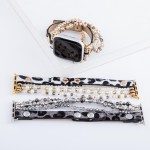 Wholesale interchangeable Leopard Print Beaded Smart Watch Bracelet Fits mm Watc