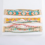 Wholesale multi beaded loom puka shell cord magnetic bracelet Magnetic closure d