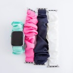 Wholesale interchangeable solid scrunchie smart watch band smart watches Fits mm
