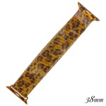 Wholesale interchangeable magnetic metal mesh Leopard print smart watch band sma