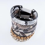 Wholesale faux Leather Leopard Print Lightning Cable USB Charger Bracelet Lightn