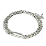 Wholesale curb Chain Bar Bracelet Adjustable Extender