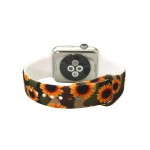Wholesale interchangeable Silicone Sunflower Camo Smart Watch Band Smart Watches