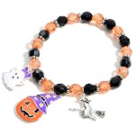 Wholesale beaded Charm Bracelet Halloween Themed Charms Diameter