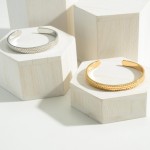 Wholesale squeeze Braided Textured Bangle Bracelet Diameter