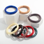 Wholesale acrylic Tube Bead Stretch Bracelet Diameter