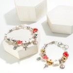 Wholesale beaded Charm Bracelet Nurse Charms Extender