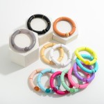 Wholesale acrylic Tube Bead Stretch Bracelet Chunky Bead Point Diameter