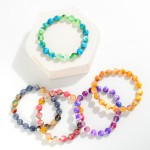 Wholesale semi Precious Beaded Stretch Bracelet Diameter