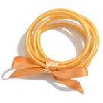 Wholesale set Glitter Jelly Bracelets Matching Bow Tie Diameter