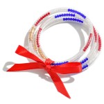 Wholesale set Three Americana Jelly Bracelet Faceted Beads Diameter