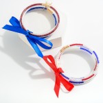 Wholesale set Three Americana Jelly Bracelet Faceted Beads Diameter