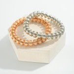 Wholesale tapered Stretch Coil Bracelet D