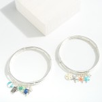 Wholesale silver Stretch Bracelet Beach Charms L