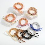 Wholesale set Twelve Dainty Rhinestone Crystal Studded Stretch Bracelets Leather