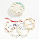 Wholesale adjustable Cowrie Shell Friendship Bracelet Adjustable One Fits Most