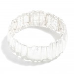 Wholesale crinkled Metal Stretch Bracelet D