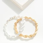 Wholesale twisted Metal Bangle Stretch Bracelet D