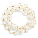 Wholesale set Faceted Glass Crystal Beaded Stretch Bracelets Glass Crystal Clove