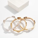 Wholesale metal Stretch Bangle Bracelet heart Stations D