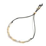 Wholesale adjustable Cord Bracelet International Morse Code Beads D