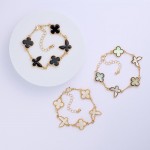 Wholesale linked Clover Bracelet Butterfly D Extender L
