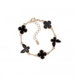 Wholesale linked Clover Bracelet Butterfly D Extender L