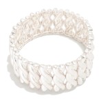 Wholesale twisted Metal Stretch Bracelets D