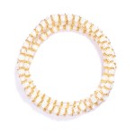 Wholesale set Four Beaded Bracelets Faceted Beads Glass Metal Tones D