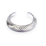 Wholesale ribbed Metal Cuff Bracelet D