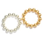 Wholesale brushed Metal Beaded Bracelet D
