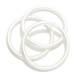 Wholesale set Three Matte Metal Bangle Bracelets D