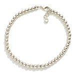 Wholesale metal Beaded Bracelet Gold Dipped L Extender L