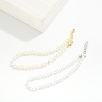 Wholesale pearl Beaded Bracelet Gold Dipped L Extender L