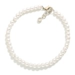 Wholesale pearl Beaded Bracelet Gold Dipped L Extender L