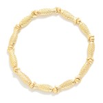 Wholesale metal Fish Stretch Bracelet D