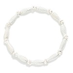 Wholesale metal Fish Stretch Bracelet D