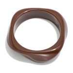 Marble Acetate Bangle Bracelet 

- Approximately 2.5" D 