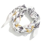 Wholesale chain Link Woven Bandana Bracelet D