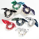 Wholesale chain Link Woven Bandana Bracelet D