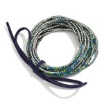 Wholesale set Rhinestone Beaded Stretch Bracelets Vegan Leather Bow Detail D