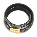 Wholesale pave Rhinestone Magnetic Choker Necklace L